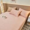 Pink Pillowcase Velvet Pillows Cover Skin-friendly Pillowslip Funda Almohada 48x74cm Cushion Cover 2pcs Rectangle Pillow Cases