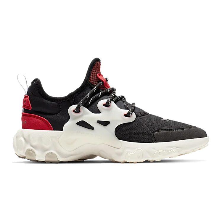 Nike React Presto Black Phantom Red GS BQ4002-003