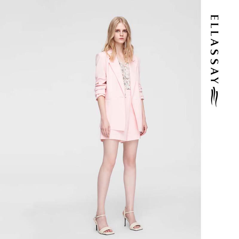 ELLASSAY Women's Easy-Care 3/4 Sleeve Blazer