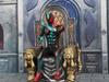 In drei Maßstabsfiguren Thron Tempel Diorama Miniatur Hintergrund Display Fotografie Gute Anweisungen 1/12 (Thron)