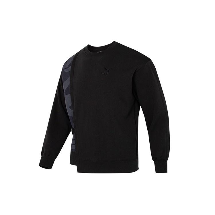 PUMA CNY Bz Zaozhi Crewneck Sweatshirt Black Men s 539592-01 S