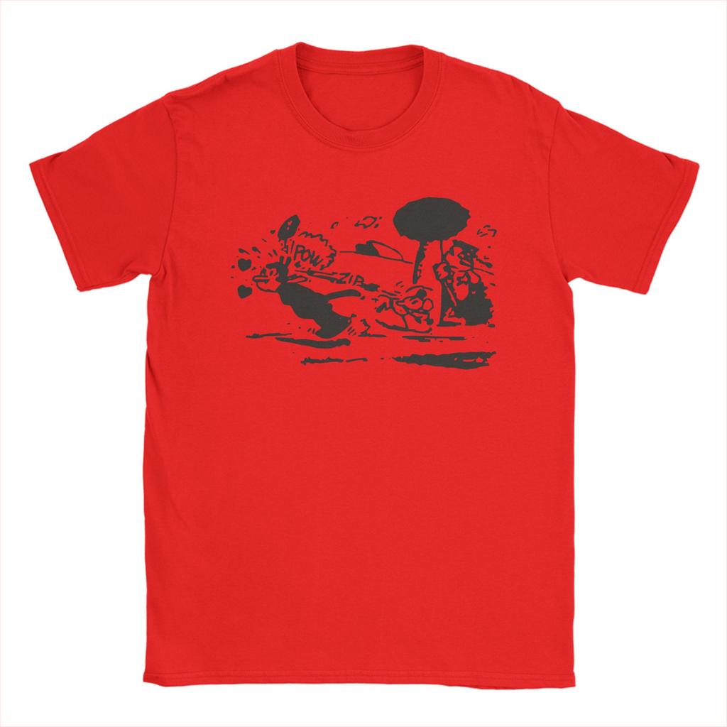 Casual Pulp Fiction Krazy Kat TShirts for Unisex O Neck Cotton T Shirts Short Sleeve Tees Printed Tops
