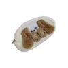 [terozuco] Plush Rabbit with Droopy Ears Pencil Case, Fluffy, Cute, Korean Style, Cosmetic Pouch, Multifunctional Pouch, Large Capacity, Stationery