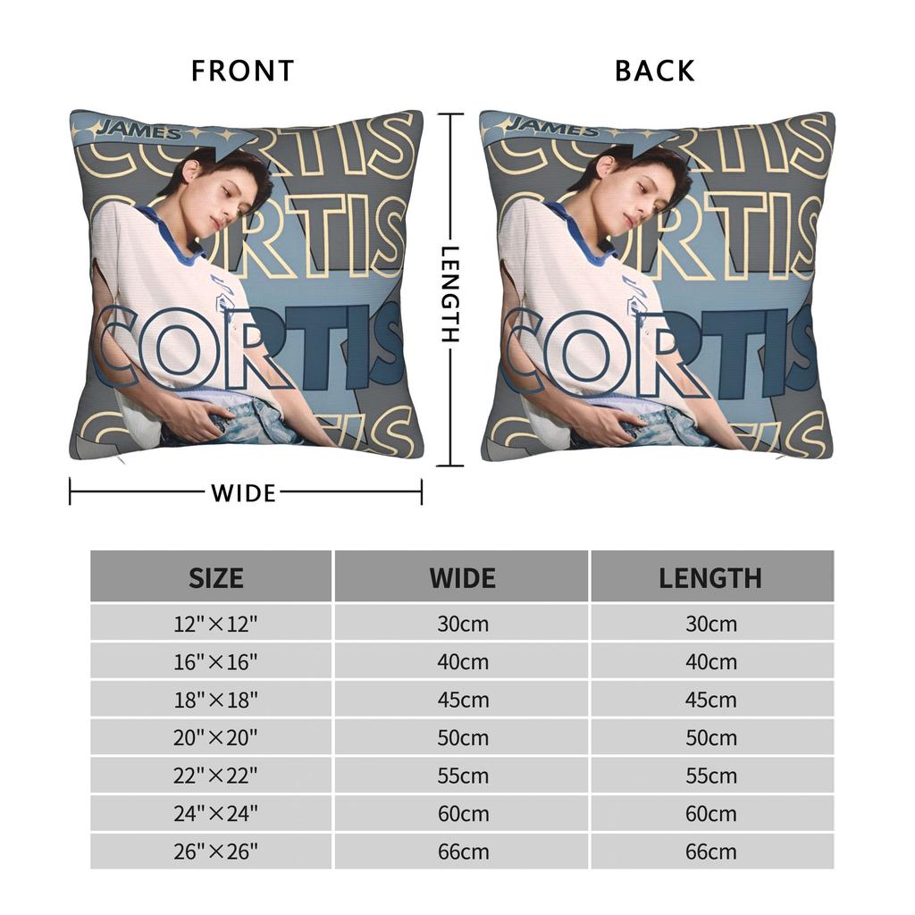 Dekorative Kissenhülle cortis kpop Boyband k-pop Merch Schlafzimmer Zierkissenhülle Quadratisch Mehrere Größen