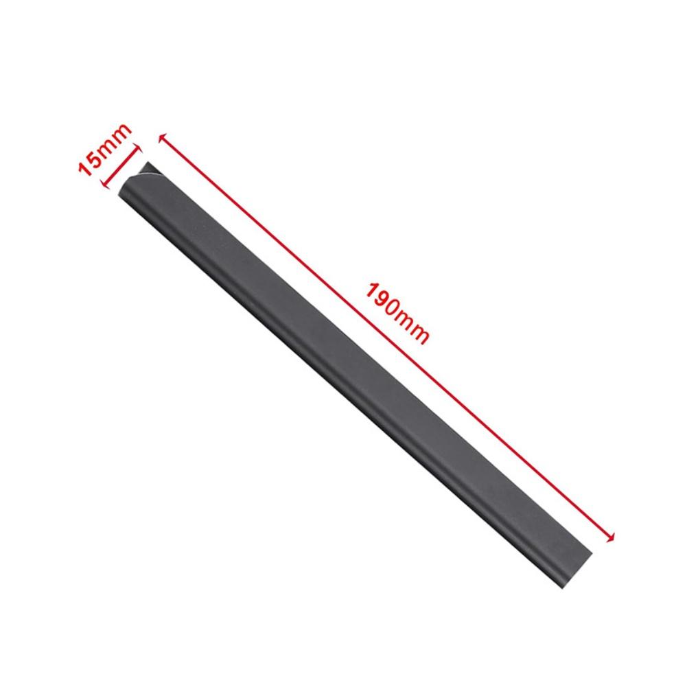 30pcs Privacy Screen Clamp Bars PVC Mounting Clip Garden Fence Fixing Clip Weatherproof Double Rod Mats Garden Clamping Strips