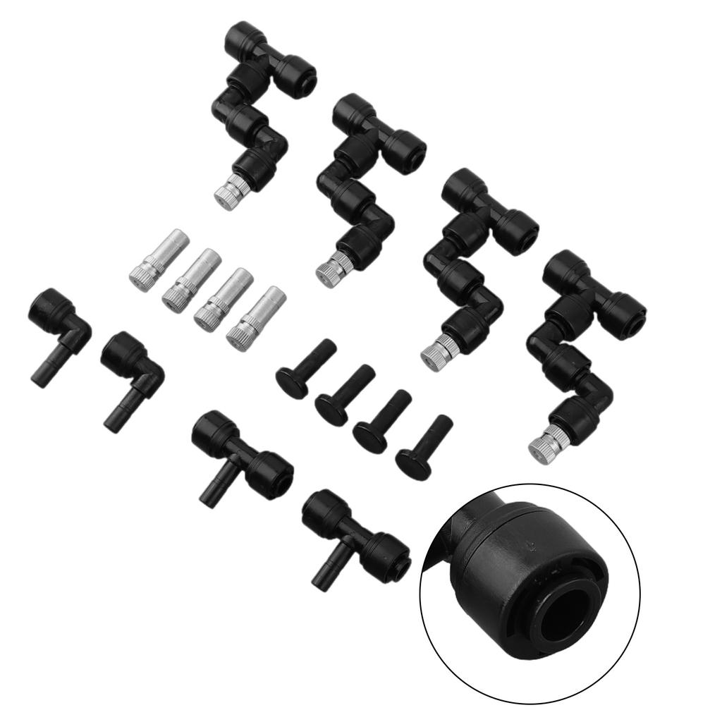 Adjustable Reptile Misting Nozzles Perfect for Terrariums and Greenhouses 360 Degree Rotation Setup with All Components