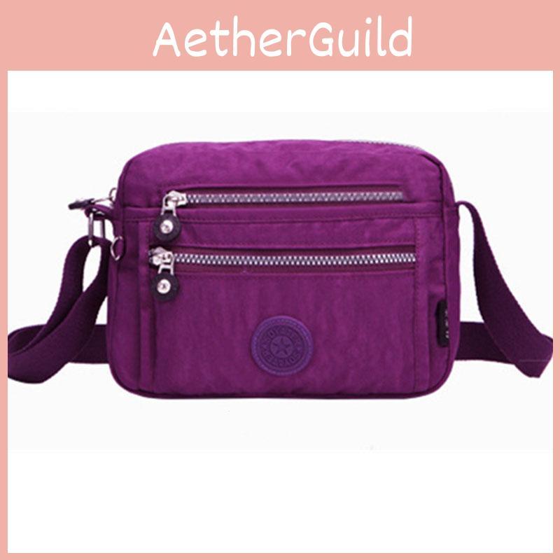 Elegant Women Nylon Handbag Lady Durable Shoulder Tote With Classic Timeless Design