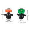 360 Graden Roterende Sproeikop 1/2" Buitenschroefdraad Automatische Rotatie Sprinkler Tuin Park Gazon Bloemen Groenten Irrigatie