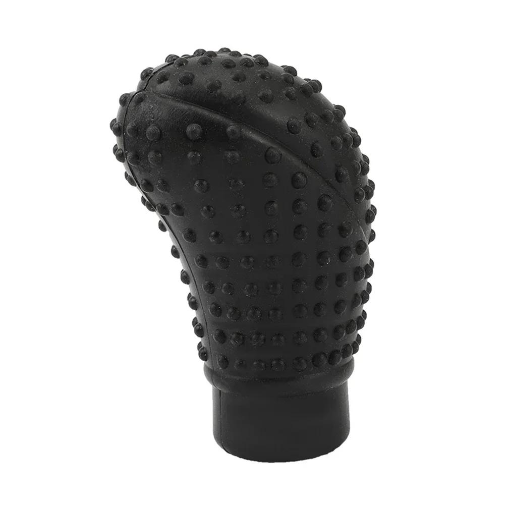 

Универсальный чехол для рычага переключения передач автомобиля, нескользящий силиконовый чехол для ручки переключения передач, защитные чехлы, аксессуары для салона автомобиля чёрный