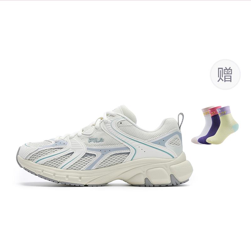 FILA MATTRUN Lightning Shoe Breathable And Lightweight Low top Casual Shoes Women's White Green F12W532124FMG