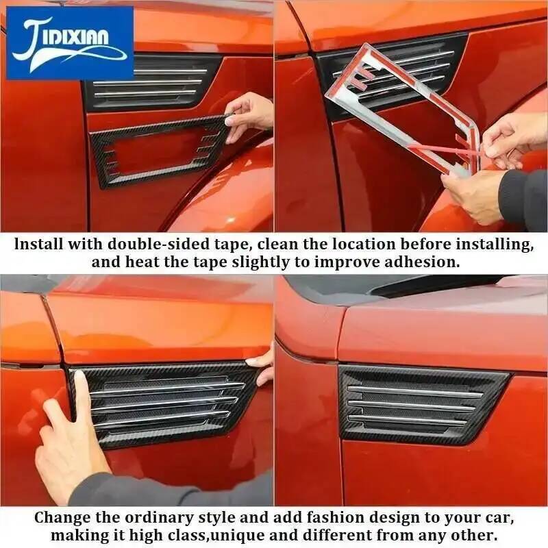 Car Body Front Fender Corner Board Panel Decoration Cover for Dodge Nitro 2007 2008 2009 2010 2011 2012 Exterior Accessories PP2