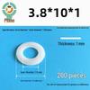 Thickened Nylon Plastic Flat Washer: Hard Plastic Gasket M2-M16