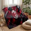 AC Milan Theme blanket Soft Flannel Blanket Plush Throw Blanket Cozy Sofa Bed Blanket for Home Decor