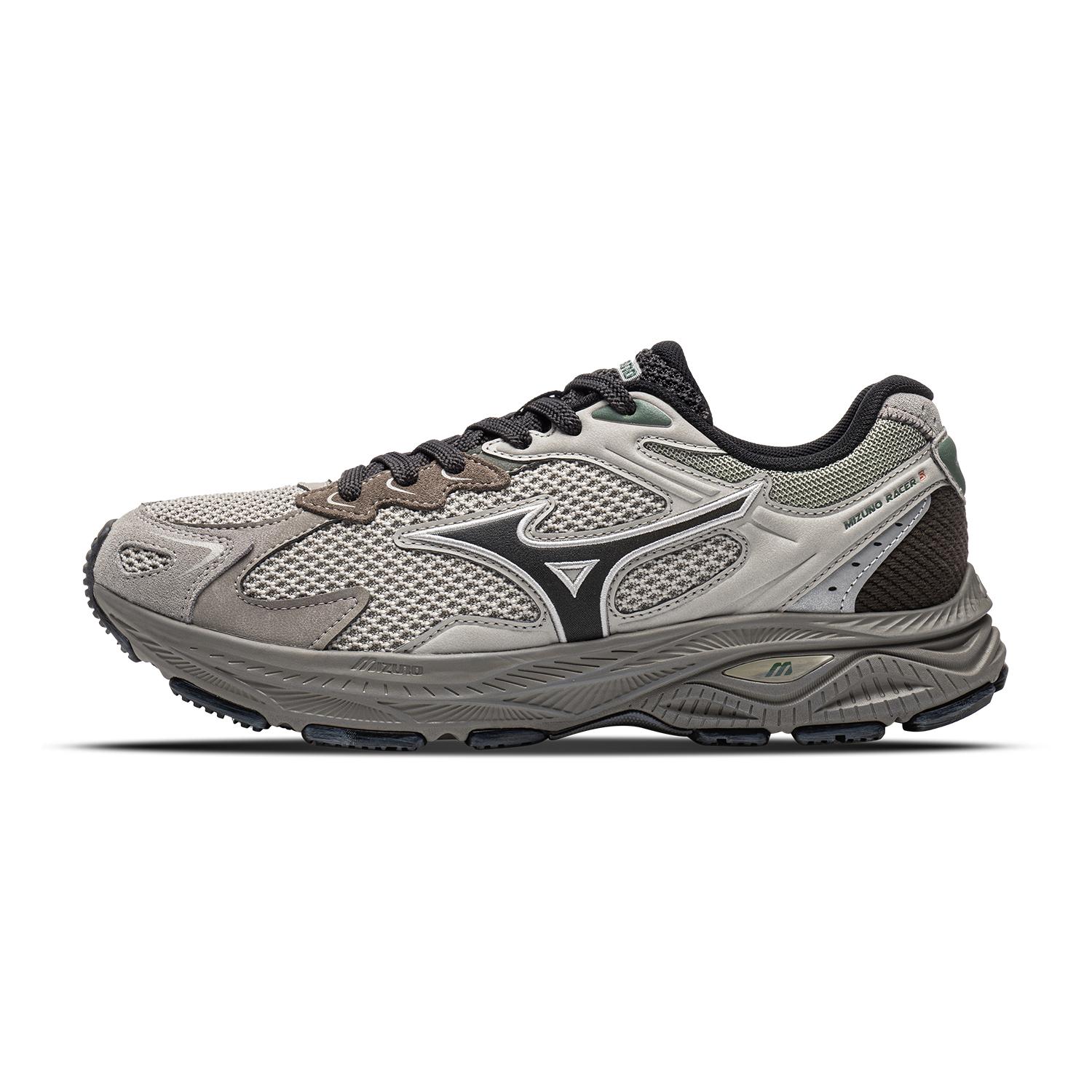 Chaussures de course Mizuno Racer S Unisexe Basses Citron Boue/Pierre 43