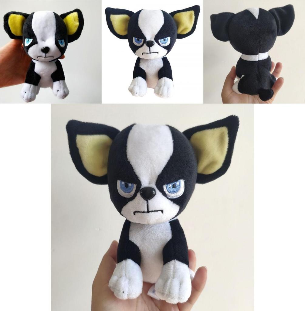 Superweiches Jojo's Bizarre Adventure Golden Wind Hund Iggy Plüschtier für Sammler und Kinder