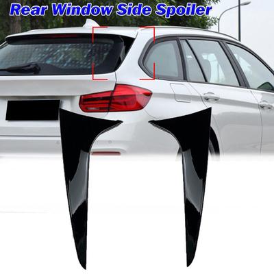 1 para błyszczących czarnych tylnych szyb Canard Air Splitter Diffuser do BMW serii 3 F31 Touring Wagon 2012-2018