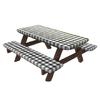 Elastic Tablecloth Outdoor Camping Picnic Rectangular Table Benches Cover Windproof Durability Sun Rain Protections