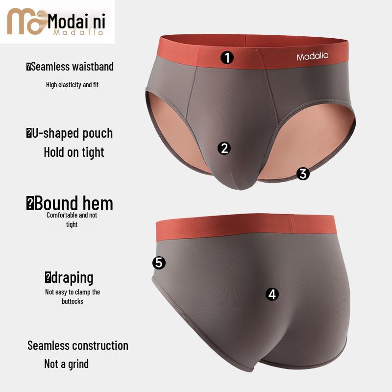Modal Men's Antibacterial Breathable Briefs