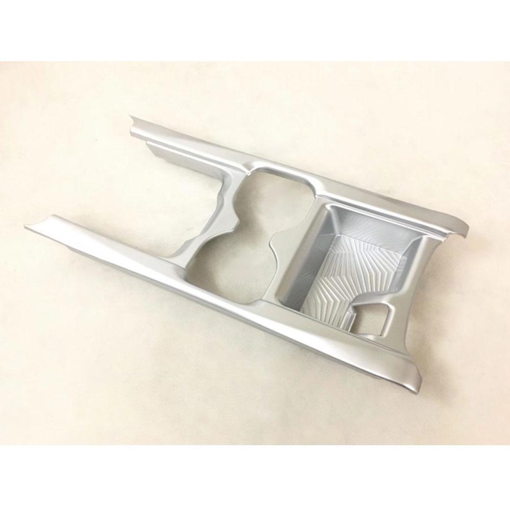 Car ABS Inner Middle Handbrake Shift Stall Paddle Cup Switch Frame Sticker Lamp Trim For Honda CRV CR-V 2017 2018 ABS Silver
