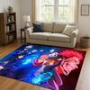 Anime Jujutsu Kaisen Cartoon Itadori Yuj Wohnzimmer Rutschfester Teppich für Schlafzimmer Spielzimmer Sofa, Heimdekoration Fußmatte KIND