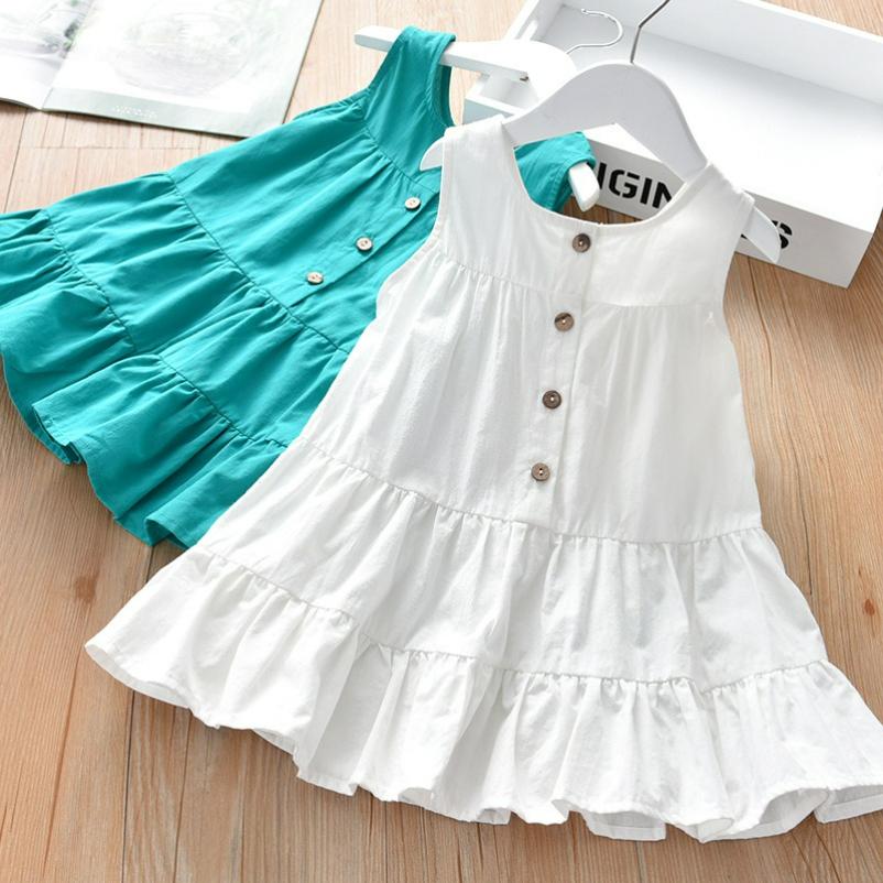 Girls' Vests, Summer Children's Clothing, Western Style Mid-length Skirts, Comfortable Baby Sleeveless Shirts, Tops