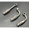 A14U-Stainless Steel Hydraulic Reinforced Brake Clutch Oil Hose Line Pipe Banjo Fitting For Motorcycle ATV Dirt Bike Buggy