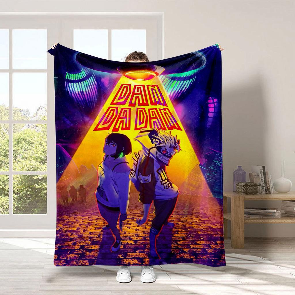 DAN-DA-DAN Blanket Anime Throw Soft Rug Enough Sofa Camping Home Decoration King Size Gift For Fans Warm Fluffy Winter Blanket