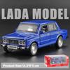 1/32 Scale LADA 2106 Diecast Car Model Toy, Pull Back Toy Vehicle with Sound and Light for Kids Toddler Boys Girls Gift Collection