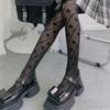 Transparent Heart Long Tights Ultra-thin Leggings Women Fashion Mesh Pantyhose  Streetwear
