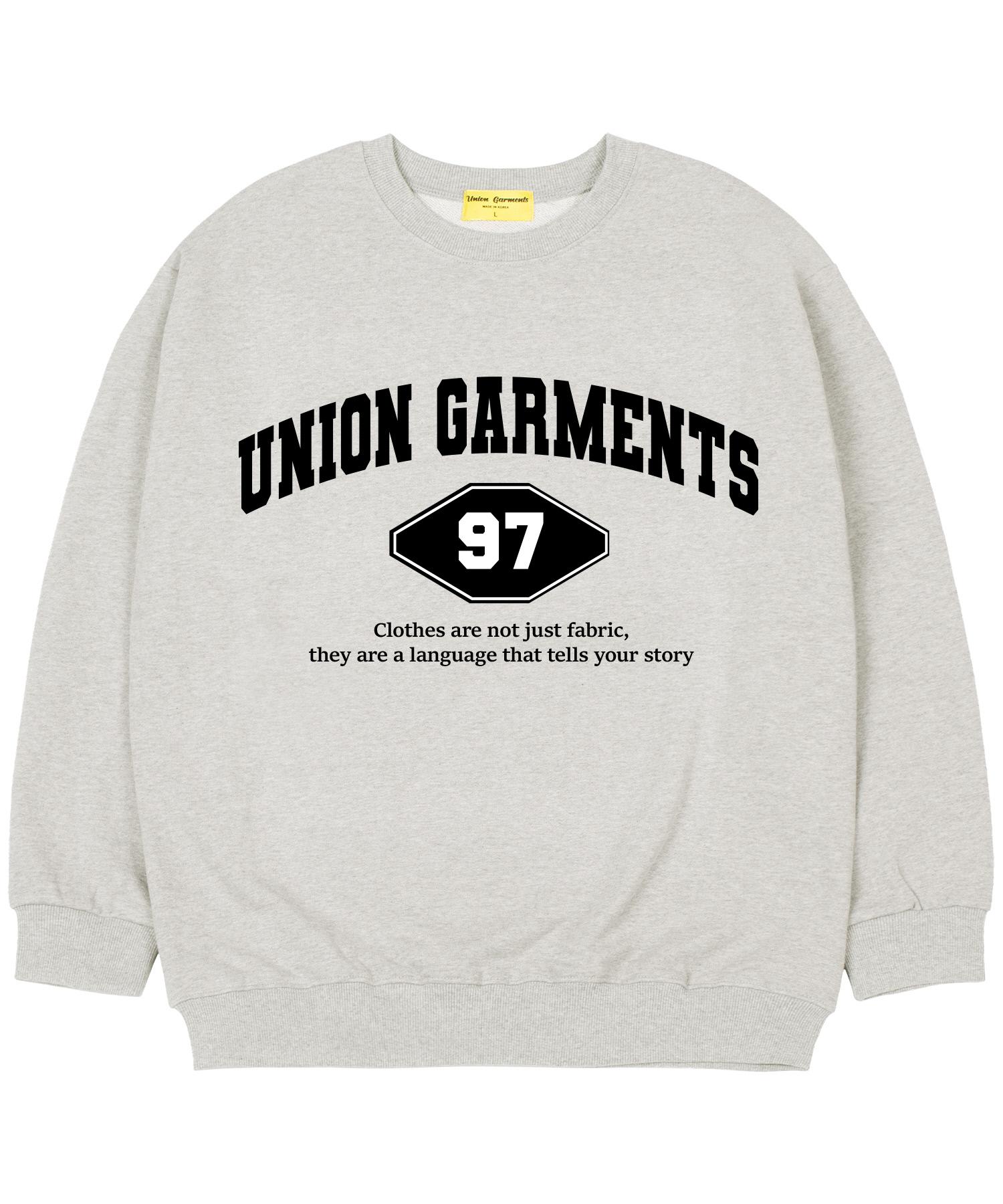 Union Garments [На флисе] 97 Garments Свободная толстовка Овсяный M