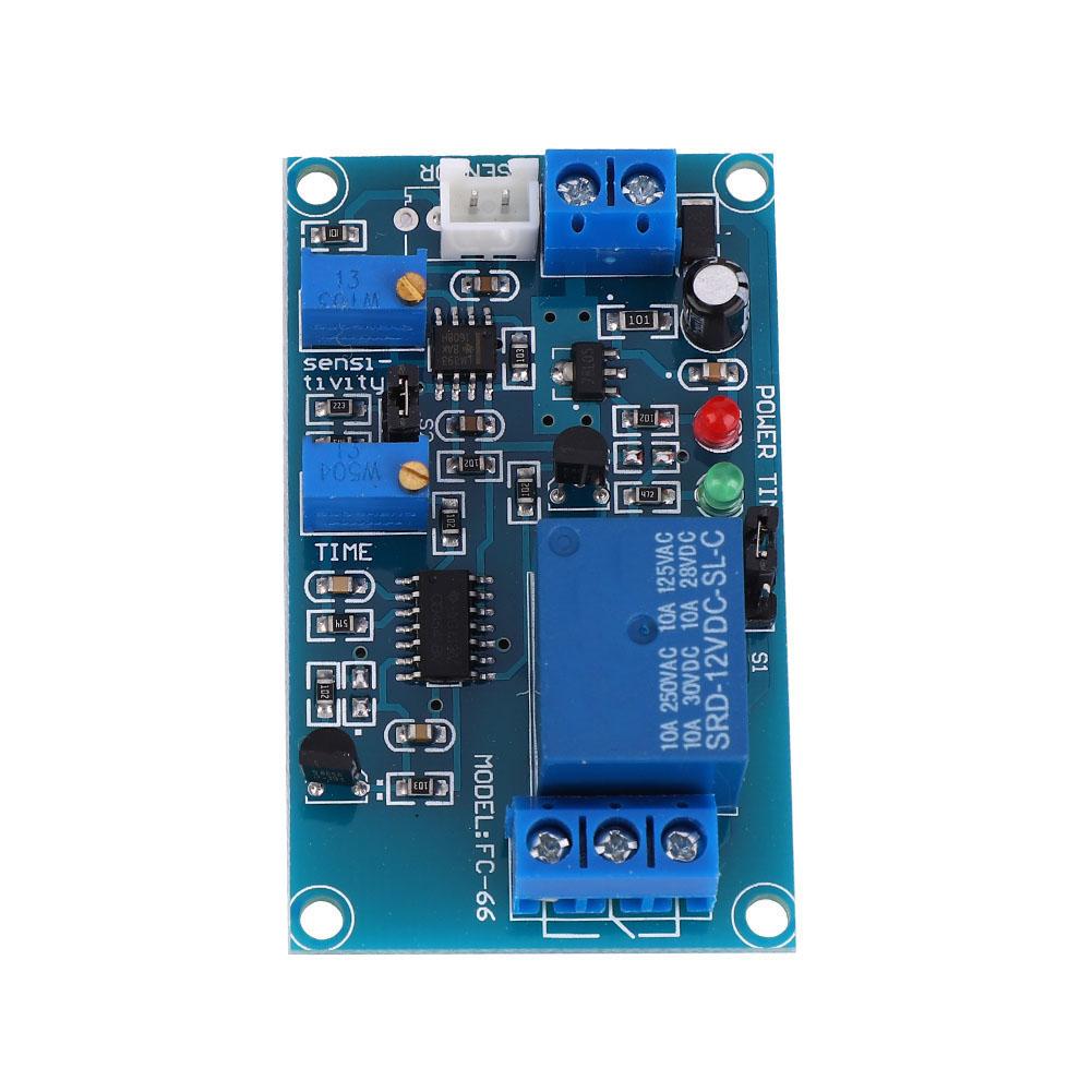 Dc 12V Light Control Switch Adjustable Delay Photoresistor Relay Module  Light Detection Sensor