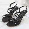 Damenschuhe, transparent, mit Keilabsatz, Sommer-Damen-Kreuzriemen, sexy Feen-Sandalen, 1098-Serie, 8 cm Absatz, LFD