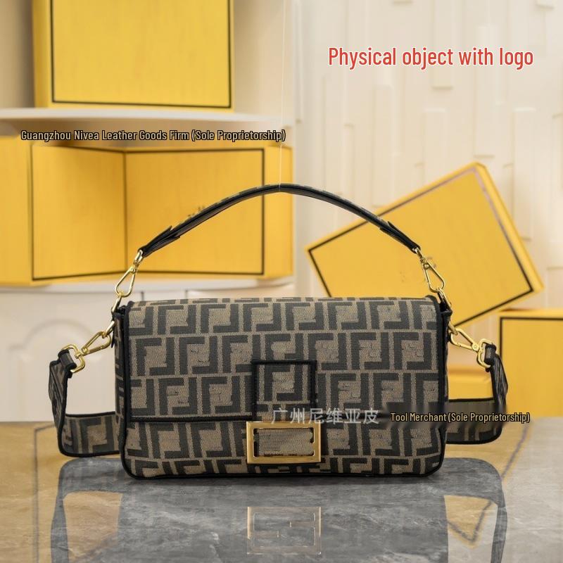 Classic Monogram Baguette Crossbody Shoulder Bag for Women