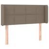 VidaXL Headboard with Ears Taupe 83x16x78-88 Cm Fabric3118746