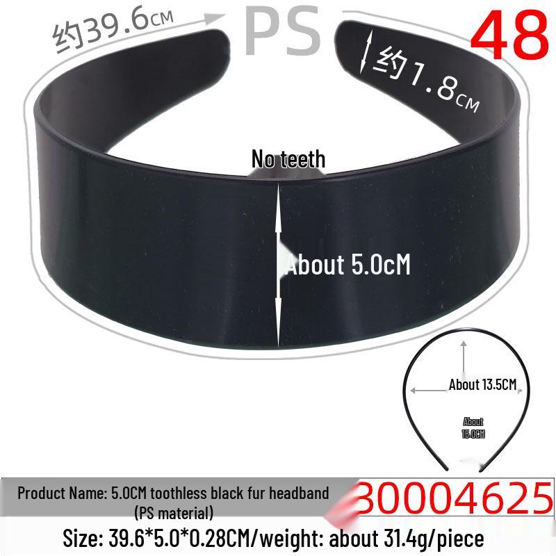 Unisex Invisible Sports Iron Headband - Korean Style Wave Hair Clip.