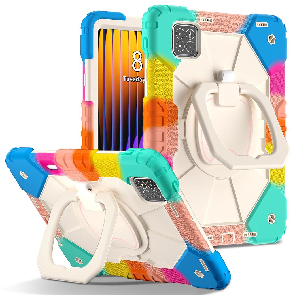 Rotation Stand Case for Xiaomi Pad 7 Pro 11.2 POCO Redmi Pad 2 2025 SE 8.3 Pro 12.1 Inch Tablet Case with Handle Hard Cover