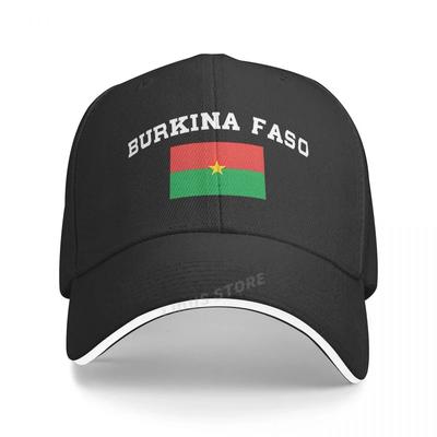 Modische Baseballkappen mit Flaggenmotiv aus Burkina Faso, Unisex, verstellbar, für Sommer, Outdoor und Sport.