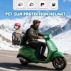 Dog Helmet UV Blocking Water Proof Headgear Pet Toy Hat For Outdoor Holiday Party Costume Photograph Motorcycle Riding