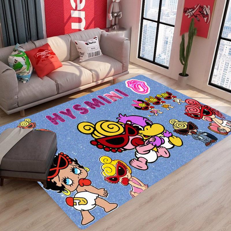 Japan Fashion H-hysteric Mini Carpet Floor Mat Bathroom Kid Room Bedroom Decoration Balcony Anti-Slip Doormat Living Room Rugs