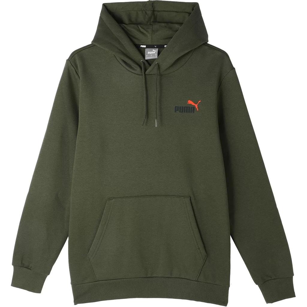 New PUMA ESS+ 2 Col FW24 Sweatshirt Men's Dark Olive 674471-76