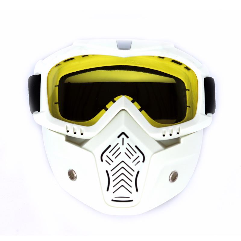 Harley Retro Off-Road Motorcycle & Ski Goggles with Outdoor Mask