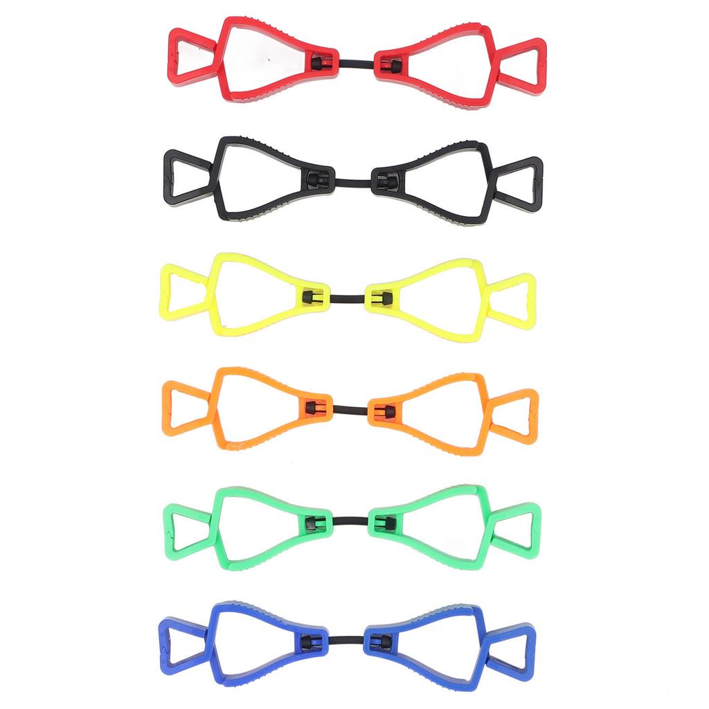 6PCS Work Gloves Holder Large Size Plastic Multifunctional Work Gloves Grabber Holder Clip