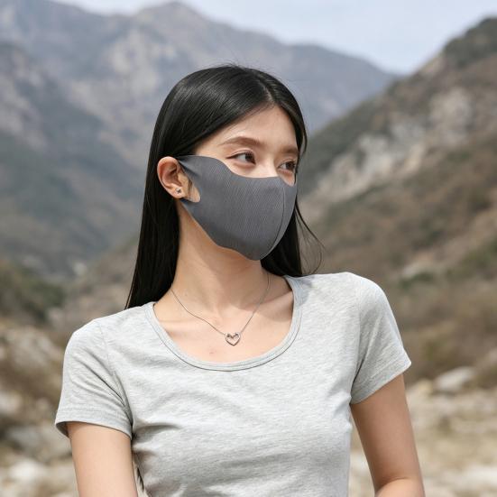 Three-dimensional Face Guard, Windproof Slimming Version Face Guard with 3D Eye Corner Protection, Moisturizing Fabric Hyaluronic Acid Sun Protection