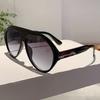 Retro Black Pilot Shades Fashion Brand Gradient Lady Sunglasses New in Women's Decor Sun Glasses for Driving Hiking
