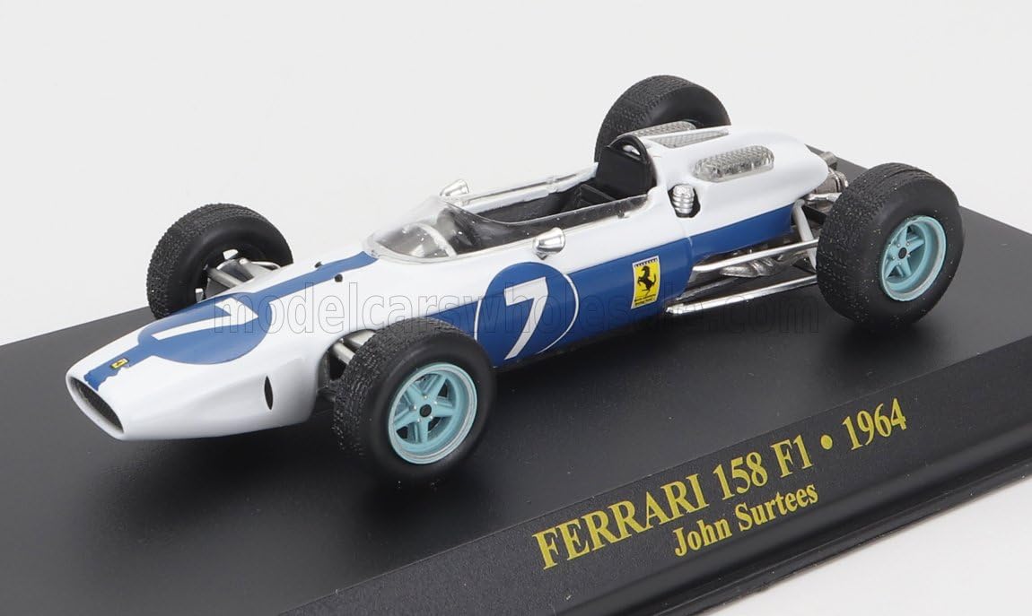 

F1 Ferrari 158 Миникар Джон Сёртис John Surtees 1/43 1964#7 [Б/у] синий