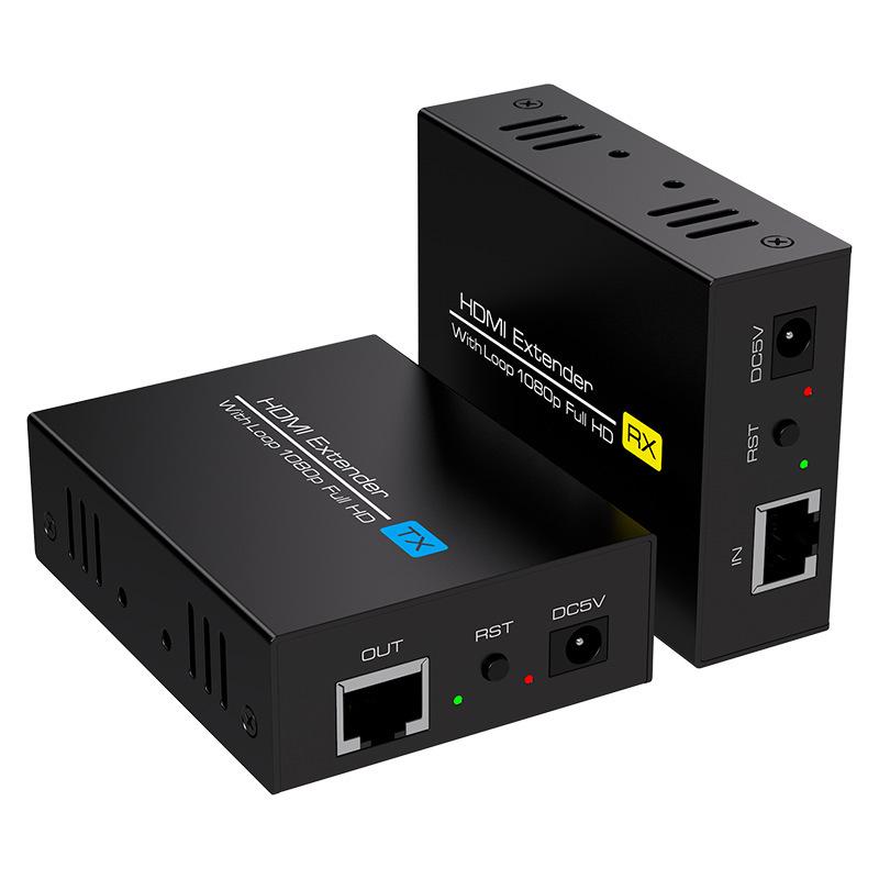 120M HDMI HD 1080P Network Cable Extender with HDMI Loop Out