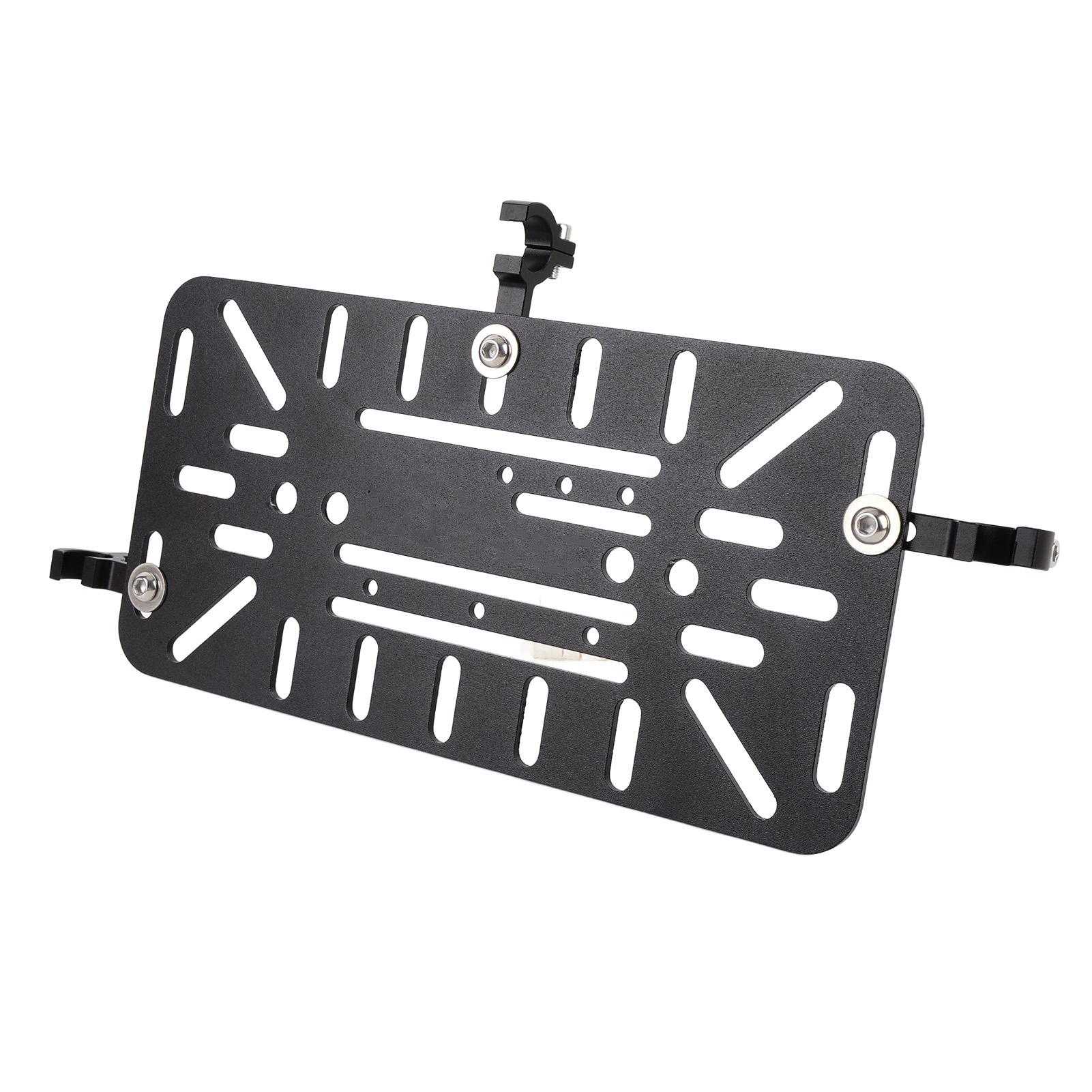 

Motorcycle Side Bag Support Bracket Aluminum Alloy Stylish Look Fade Proof Convenient Storage Saddle Bag Mount Holder