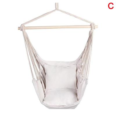 Indoor Soft Garden 120KG Garden Hanging Chair Fabric Bedroom Hammock Swings Swing Seat Hammock Chair Hanging Hammock