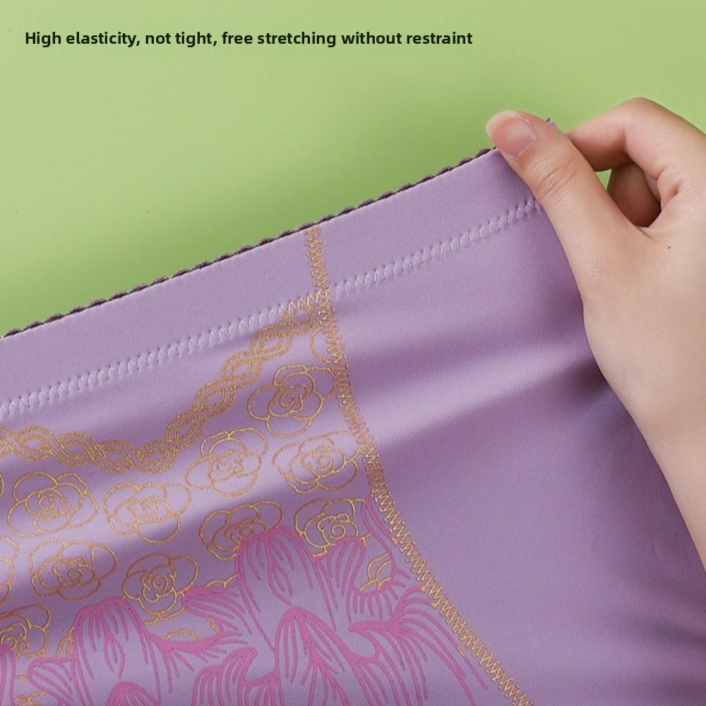 Shapewear Postpartum Body Shaper Flower Seamless Underpants Breathable Butt Lifter Briefs  Lady