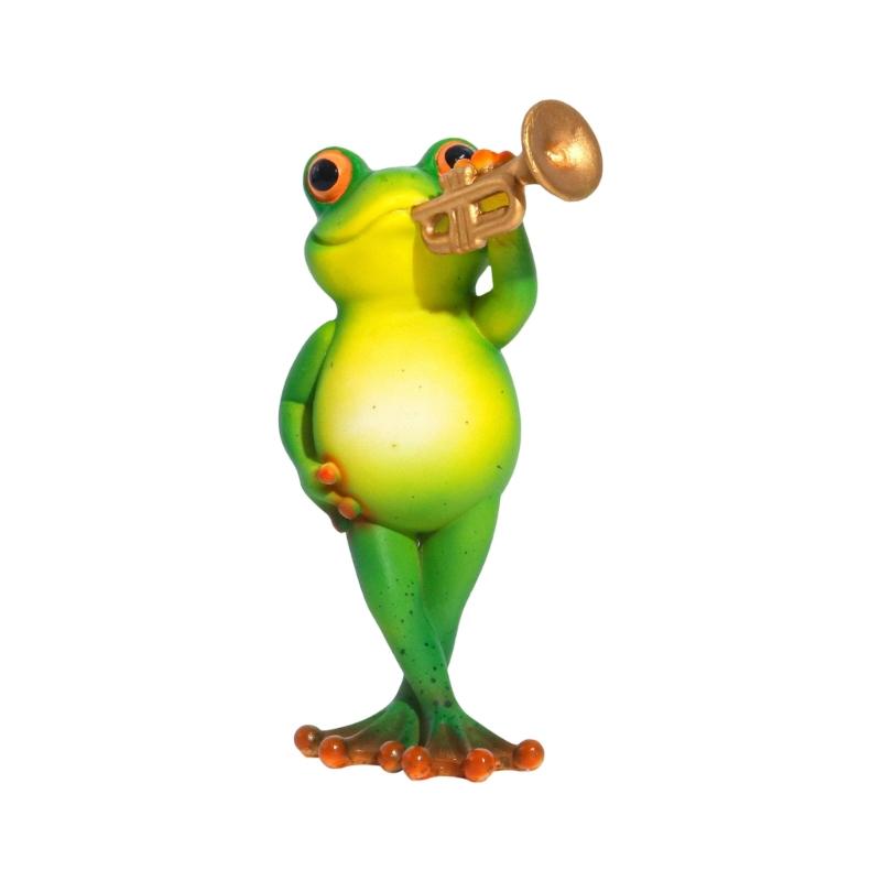 Instrument Frogs Figurines Frogs Statue Garden Decors Landscape Decors Animal Figurines Sculpture Table Centrepieces